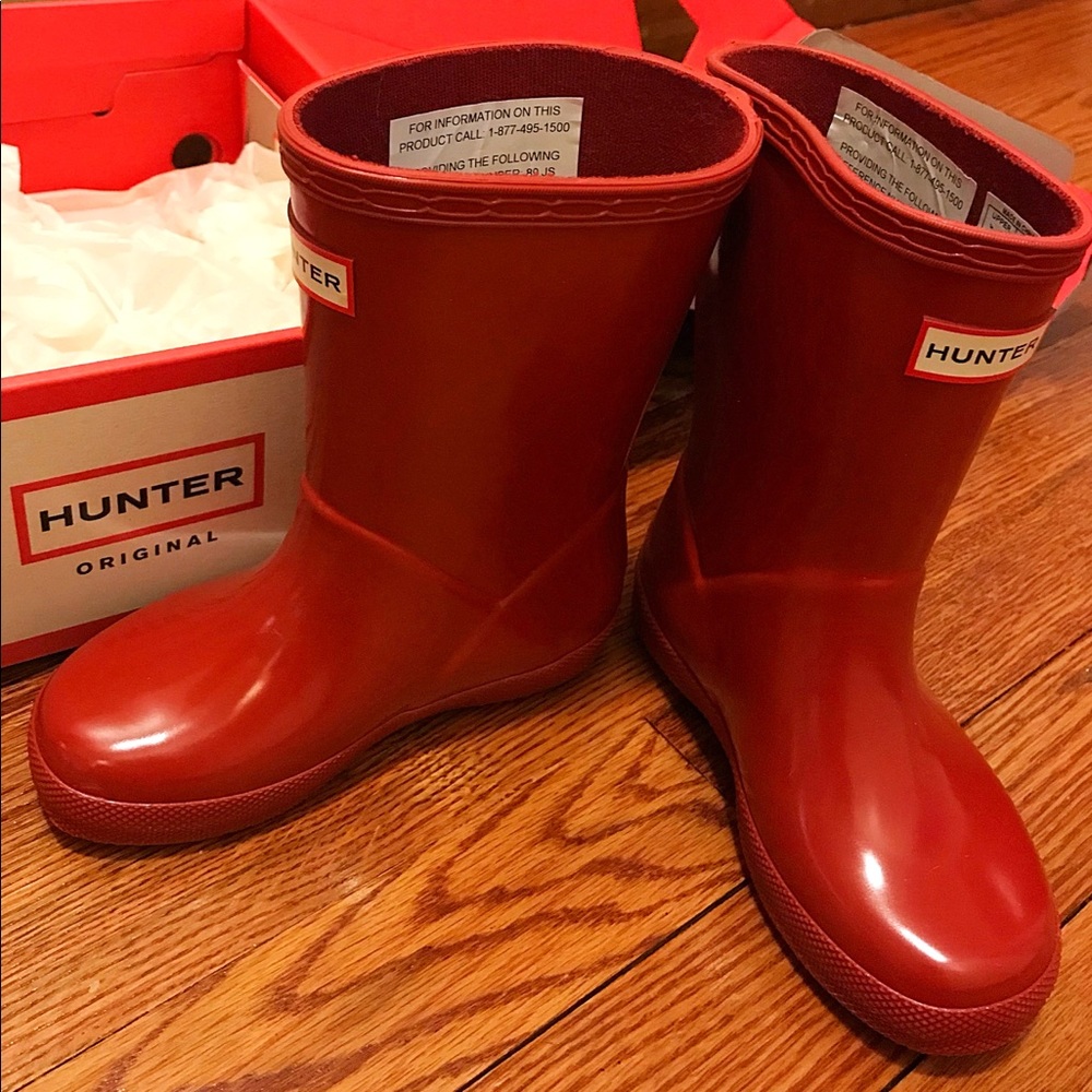 Hunter Original Kids First Classic Gloss Rain Boot